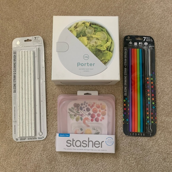 Porter, straws, and stashed bundle - Picture 1 of 3